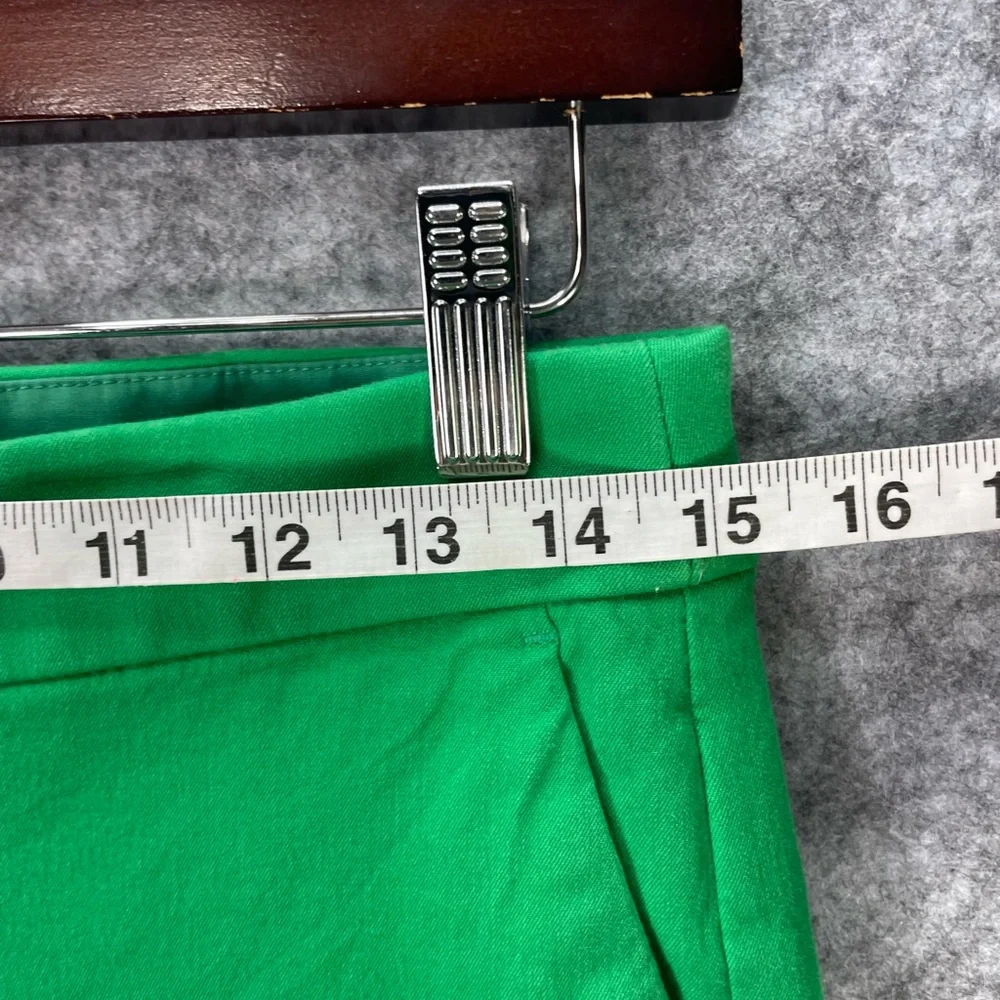 J.CREW Pants Womens 8 Green Kelsey Capri Slim Twill Stretch Work Casual. - Picture 4 of 10